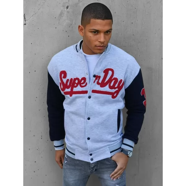  Herren -Sweatshirt DSTREET BX5446 HELLGRAU 