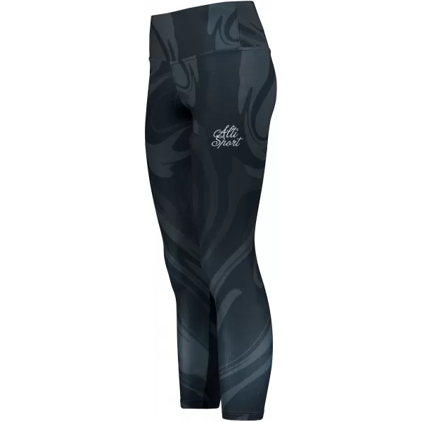  Lange Leggings für Frauen Premium ALTISPORT VOJ/ALW072LEG01 SCHWARZ 