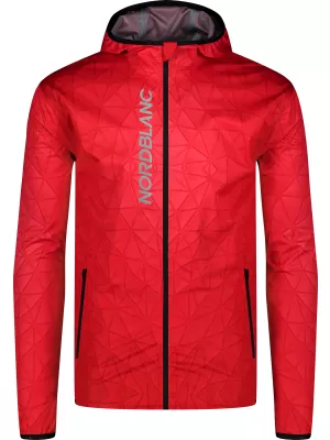 Herren leichte Softshelljacke NORDBLANC SHAPES NBWSM8100 ROT