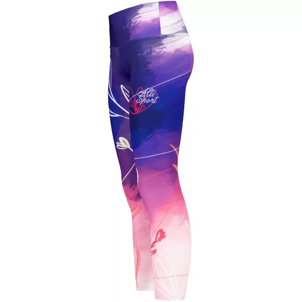  Lange Leggings für Frauen Premium ALTISPORT VOJ/ALW083LEG01 LILA 