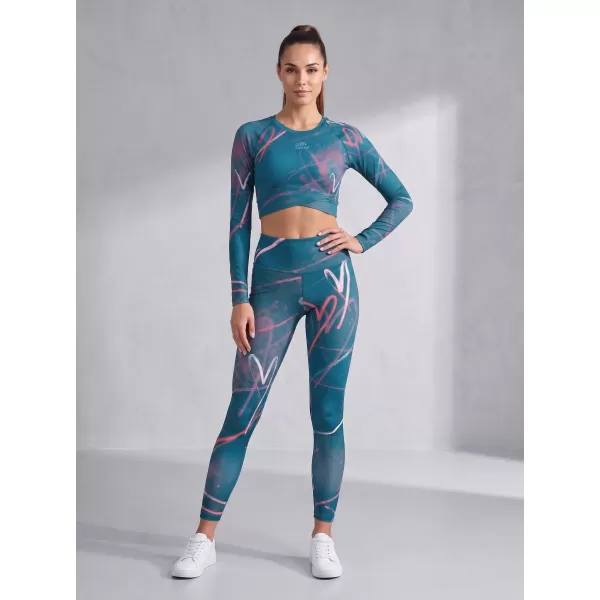  Lange Leggings für Frauen Premium ALTISPORT VOJ/ALW082LEG01 KEROSIN 