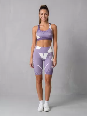 Frauen -Leggings über den Knien Premium ALTISPORT VOJ/ALW081LEG02 LILA
