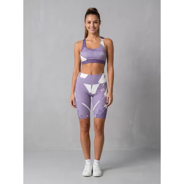  Frauen -Leggings über den Knien Premium ALTISPORT VOJ/ALW081LEG02 LILA 
