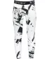 Herrensport -Leggings langer Prämie ALTISPORT VOJ/ALM079LEG01 WEIß -UND -SCHWARZ