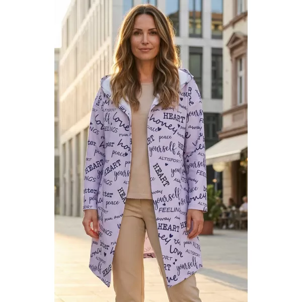  Damen -Strickjacke Premium ALTISPORT VOJ/ALW067MI07 VIOLETT 