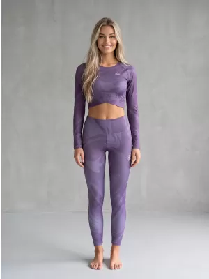 Lange Leggings für Frauen Premium ALTISPORT VOJ/ALW072LEG01 LILA