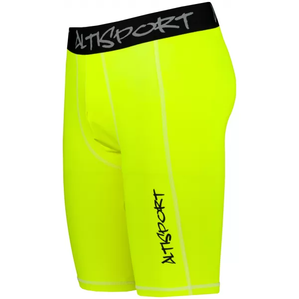  Männersport -Leggings über den Knien der Prämie ALTISPORT VOJ/ALM000LEG02 FLUO-GELB 
