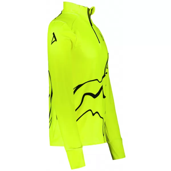  Herren Sport Sweatshirt Premium Plus ALTISPORT VOJ/ALM073MI04 FLUO-GELB 