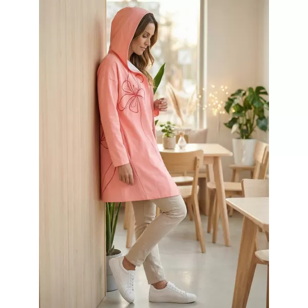  Premium-Cardigan für Damen ALTISPORT VOJ/ALW075MI07 PFIRSICH 