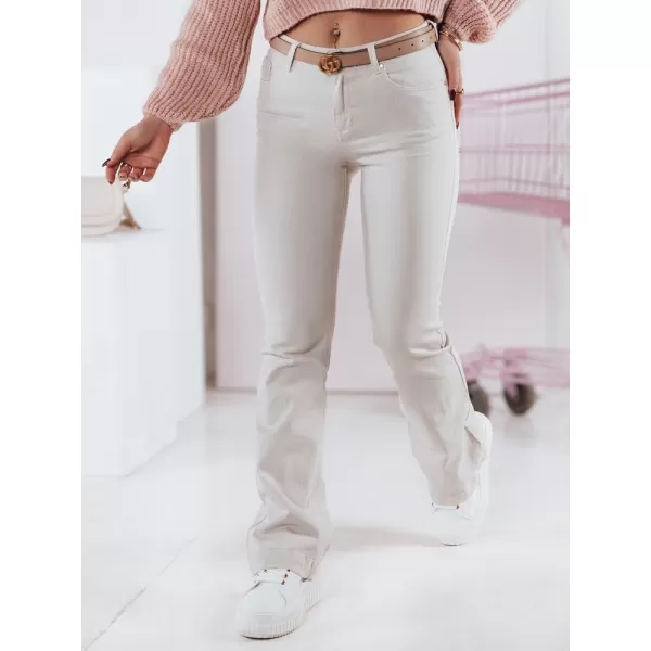  Damenhosen DSTREET FLAREJOY UY2367 BEIGE 