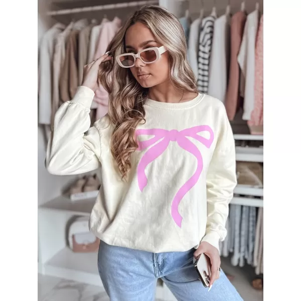  Frauen übergroße Sweatshirt für Frauen DSTREET SOFTTIE BY1356 BEIGE 