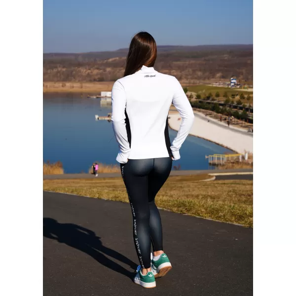  Frauen Sport Sweatshirt Premium Plus ALTISPORT VOJ/ALW078MI04 WEIß 