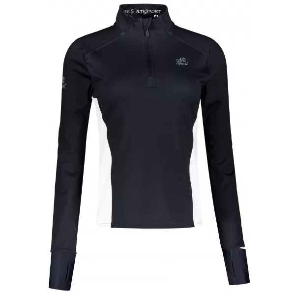  Frauen Sport Sweatshirt Premium Plus ALTISPORT VOJ/ALW078MI04 SCHWARZ 