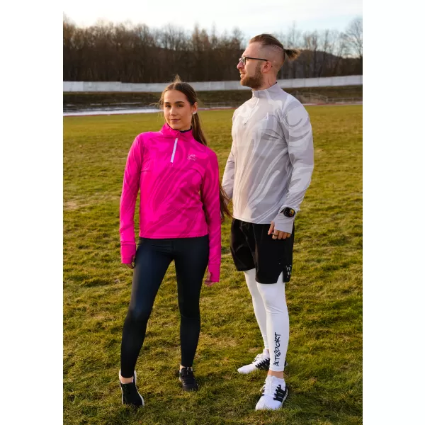  Frauen Sport Sweatshirt Premium Plus ALTISPORT VOJ/ALW072MI04 HEIßROSA 
