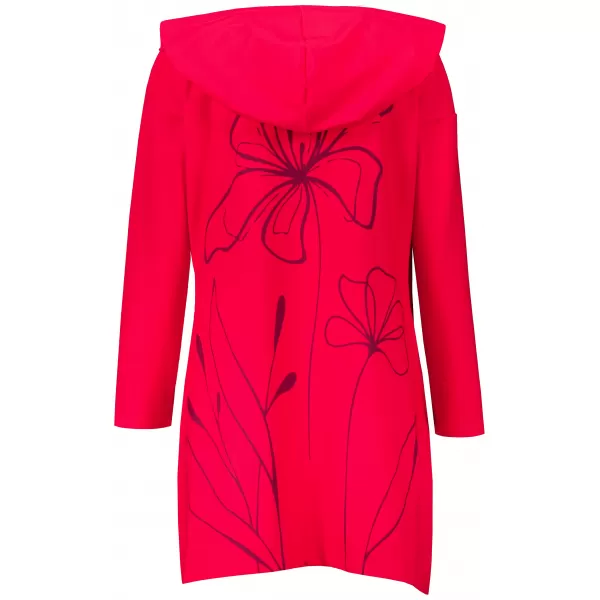  Premium-Cardigan für Damen ALTISPORT VOJ/ALW075MI07 LEUCHTEND ROT 