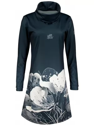 Damen erweitertes Premium -Sweatshirt ALTISPORT VOJ/ALW090MI06 SCHWARZ