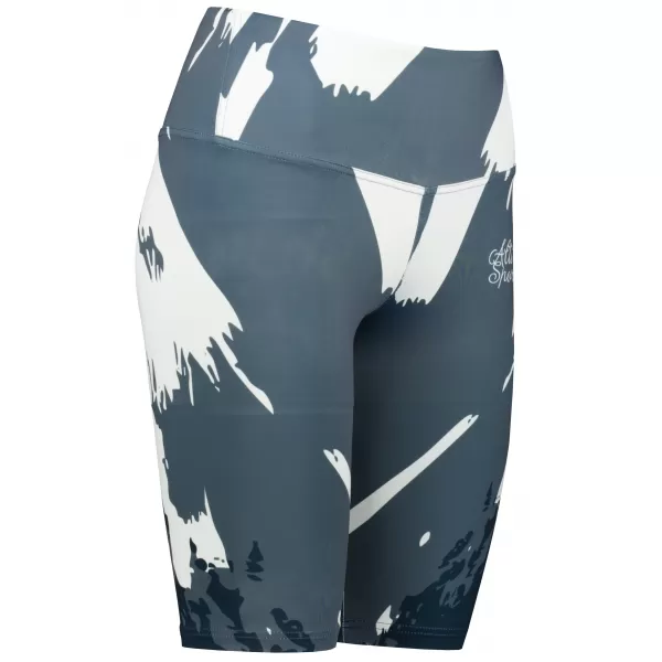  Frauen -Leggings über den Knien Premium ALTISPORT VOJ/ALW081LEG02 SCHWARZGRAU 