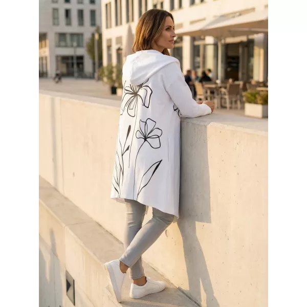  Premium-Cardigan für Damen ALTISPORT VOJ/ALW075MI07 WEIß 