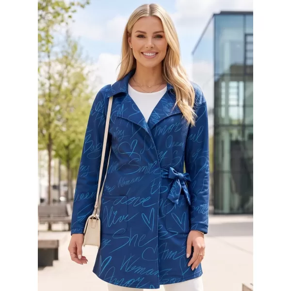  Frauen -Sweatshirt -Premium -Tasche für Frauen ALTISPORT VOJ/ALW084MI05 BLAU 