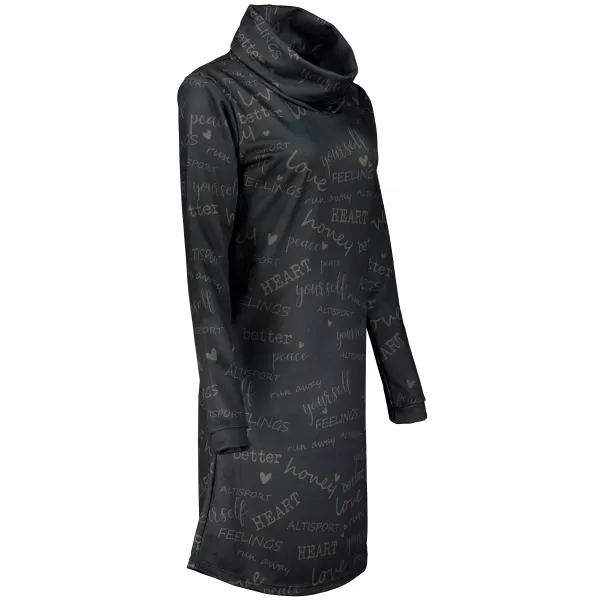  Damen erweitertes Premium -Sweatshirt ALTISPORT VOJ/ALW067MI06 DUNKELBRAUN 