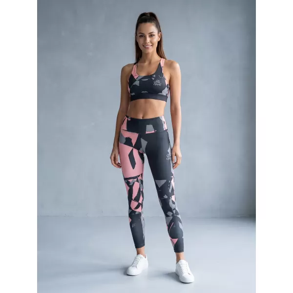  Lange Leggings für Frauen Premium ALTISPORT VOJ/ALW080LEG01 SCHWARZ-LOSOS 
