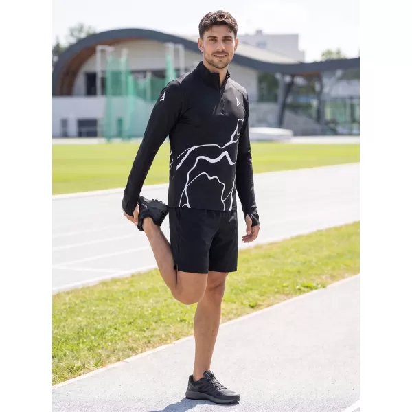  Herren Sport Sweatshirt Premium Plus ALTISPORT VOJ/ALM073MI04 SCHWARZ 