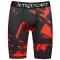 Männersport -Leggings über den Knien der Prämie ALTISPORT VOJ/ALM079LEG02 SCHWARZ -RED