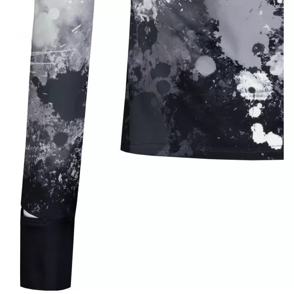  Frauen Sport Sweatshirt Premium Plus ALTISPORT VOJ/ALW055MI04 SCHWARZ UND WEIß 
