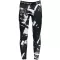 Herrensport -Leggings langer Prämie ALTISPORT VOJ/ALM079LEG01 SCHWARZ UND WEIß