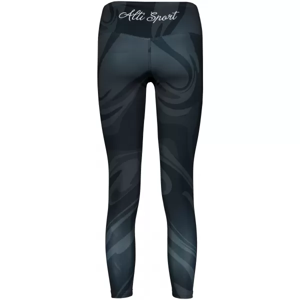  Lange Leggings für Frauen Premium ALTISPORT VOJ/ALW072LEG01 SCHWARZ 
