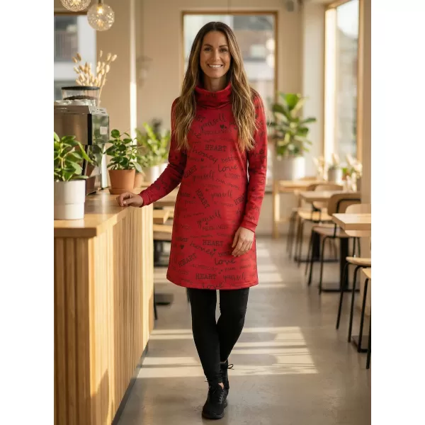  Damen erweitertes Premium -Sweatshirt ALTISPORT VOJ/ALW067MI06 ROT 