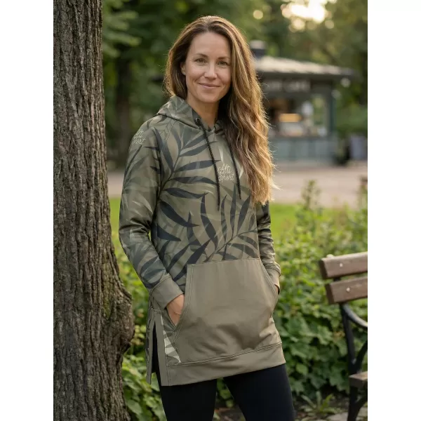  Funktionaler erweiterter Sweatshirt -Prämie von Frauen ALTISPORT VOJ/ALW094MI03 BRAUN 