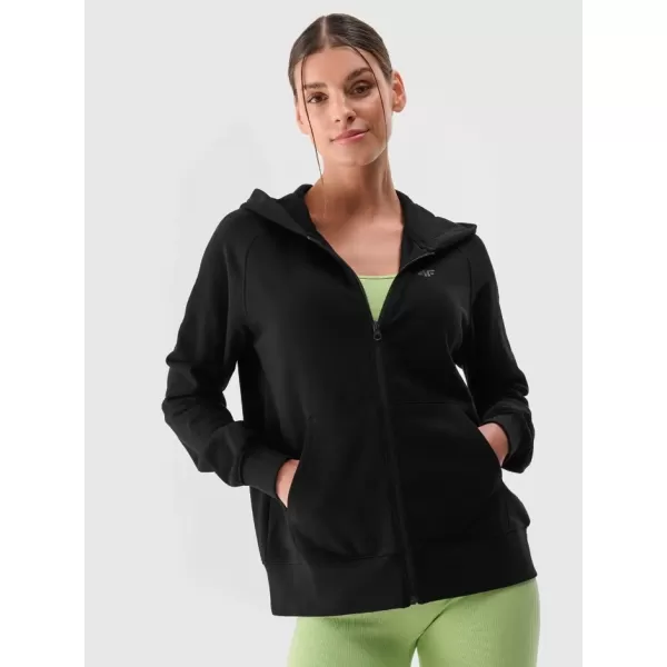  Damen Sweatshirt 4F WMM00TSWSF1763 TIEF SCHWARZ 