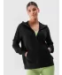Damen Sweatshirt 4F WMM00TSWSF1763 TIEF SCHWARZ
