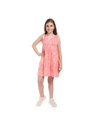 Sommerkleid für Kinder ALPINE PRO ARENO ORANGE