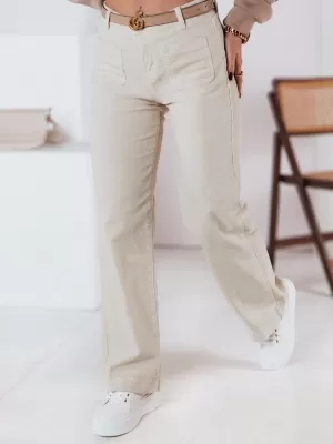 Damenhosen DSTREET WELVIA UY2302 BEIGE