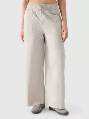Damenhosen 4F WSS25TTROF1012 BEIGE