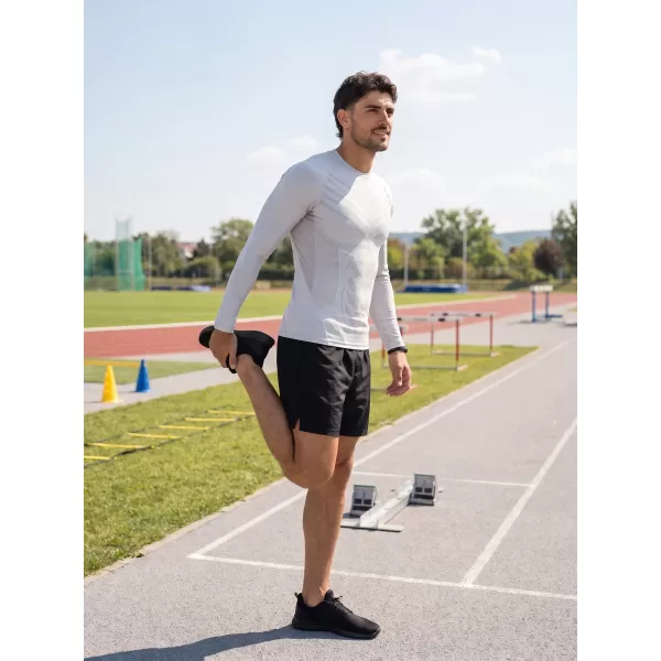  Funktionelle Kompression t -Shirt von Männern mit langarmiger Prämie ALTISPORT VOJ/ALM095TR03 GRAU 