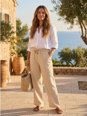Damenhosen ALTISPORT EWA BEIGE