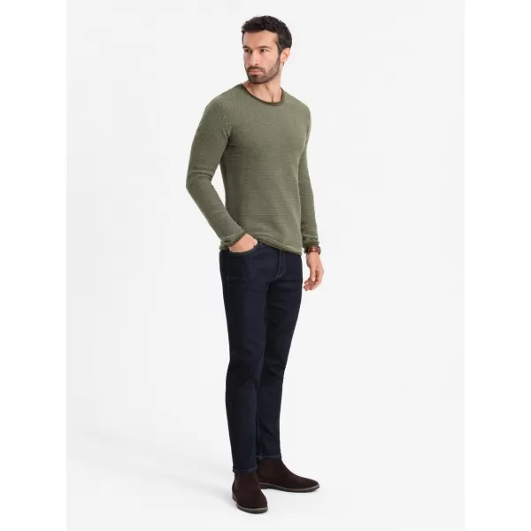  Herrenpullover OMBRE OM-SWSW-0118 OLIVE 