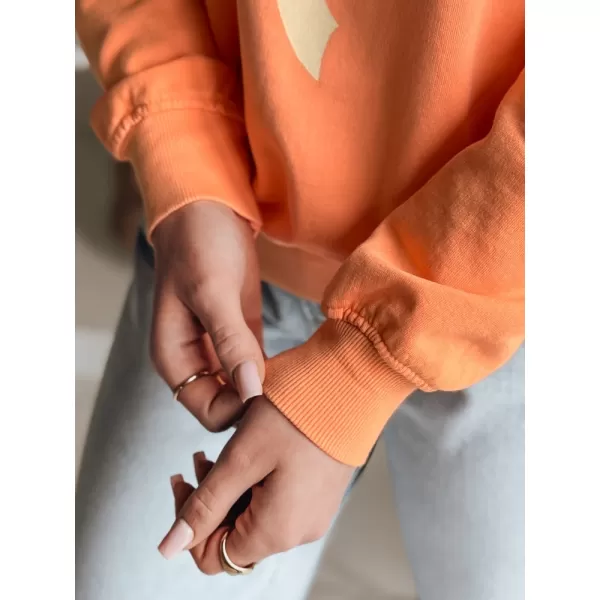  Damen Sweatshirt DSTREET SOFTTIE BY1378 ORANGE 
