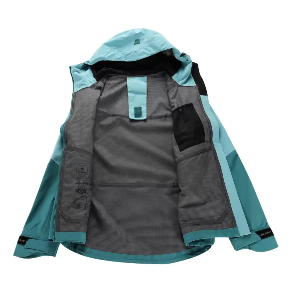  Wasserdichte Jacke für Frauen ALPINE PRO ZARRA BLAU 