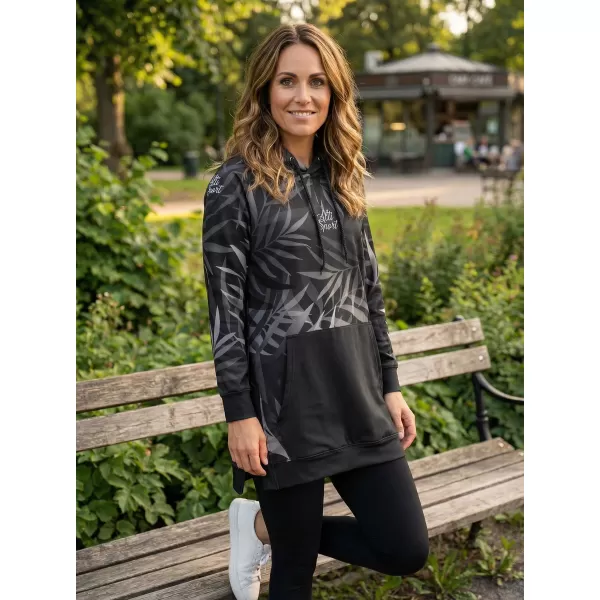 Funktionaler erweiterter Sweatshirt -Prämie von Frauen ALTISPORT VOJ/ALW094MI03 SCHWARZ 