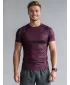 Funktionelle Komprimierung t -Shirt von Männern mit kurzer Ärmelnprämie ALTISPORT VOJ/ALM072TR04 WEINRÖTET