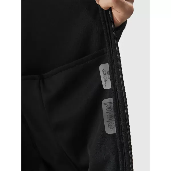  Herren -Softshelljacke 4F WSS25TSOFM324 TIEF SCHWARZ 