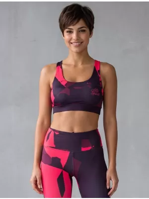 Frauen Sport BH Premium ALTISPORT VOJ/ALW080POD01 WEINRÖTET