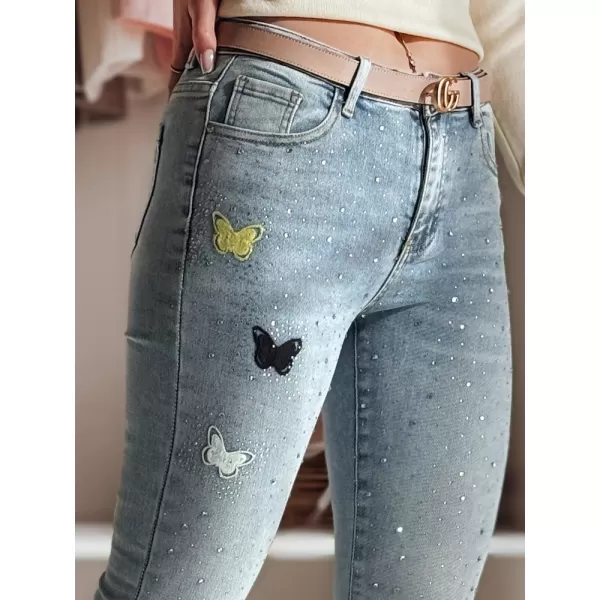  Damenhosen DSTREET LUMITTA UY2429 BLAU 