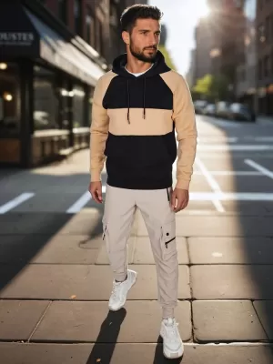 Herren -Sweatshirt DSTREET BX5897 FARBENMIX