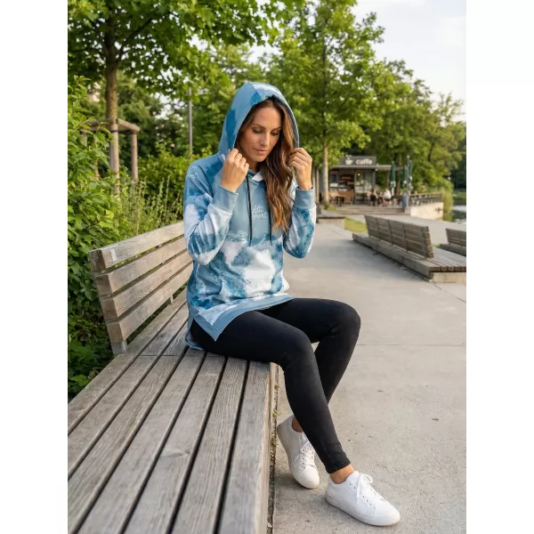  Funktionaler erweiterter Sweatshirt -Prämie von Frauen ALTISPORT VOJ/ALW093MI03 HELLBLAU 