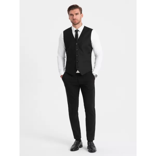  Weste OMBRE OM-BLZV-0112 SCHWARZ 